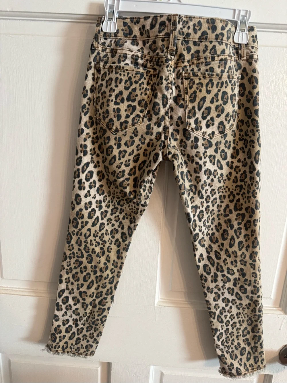 GAP Super Skinny Ankle Jeans - Leopard Print Tan & Black